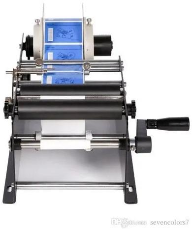 Stainless Steel Manual Labelling Machine, Voltage : 220v