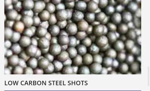 Low Carbon Steel Shot, Color : Black