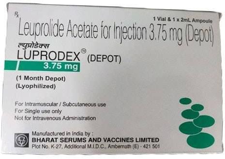 Luprodex Depot 3.75mg Injection, Composition : Leuprolide Acetate