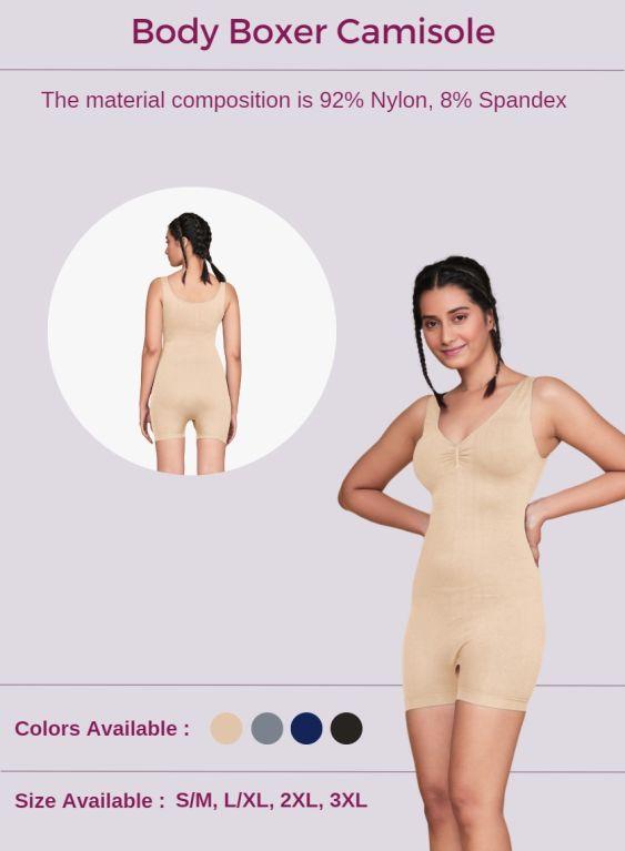 Rayon Ladies Body Boxer Camisole, Feature : Comfortable, Pattern : Plain at  Best Price in Surat