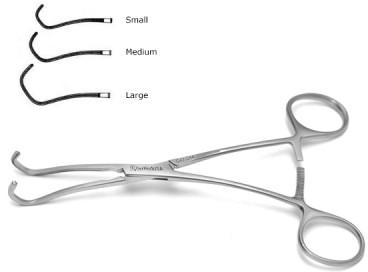 Coated Stainless Steel Debakey Vascular Clamp, for Hospital Use, Length : Standard Length