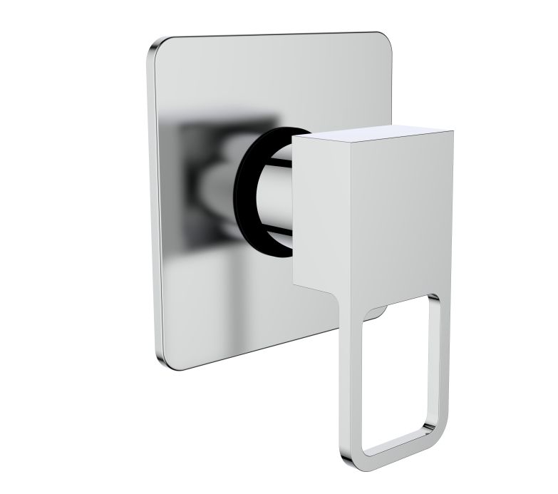 Silver Delta Single Lever Concealed Shower Mixer, for Bathroom, Feature Long Life, Fine