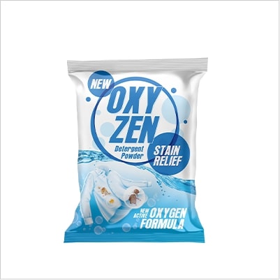 White Oxyzen Stain Relief Detergent Powder, for Cloth Washing, Packaging Type : Plastic Packet