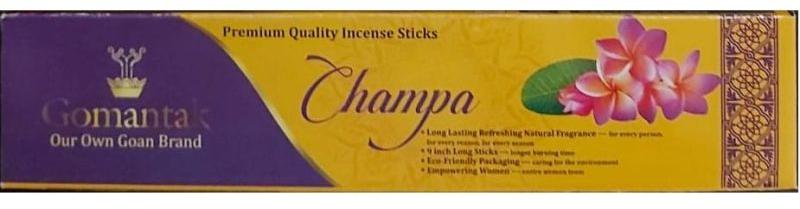Champa Incense Stick, for Church, Temples, Home, Office, Length : 9inch