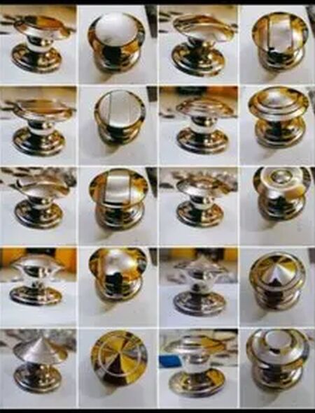 Polished Stainless Steel Knob, for Doors, Household, Feature : Fine Finished, Rust Proof