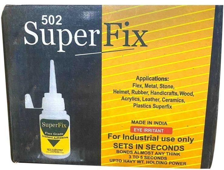 502 Superfix Instant Adhesive, Purity : 90%