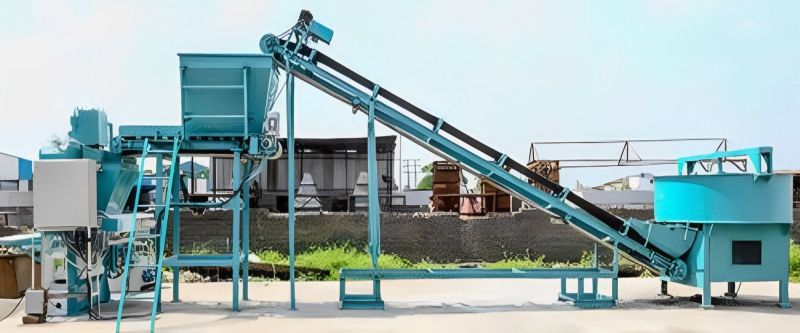 Automatic fly ash brick plant, for Finishing