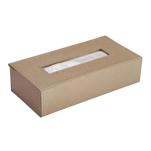 White Plain Car Tissue Box Holder