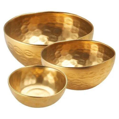 Round brass bowl, for Home