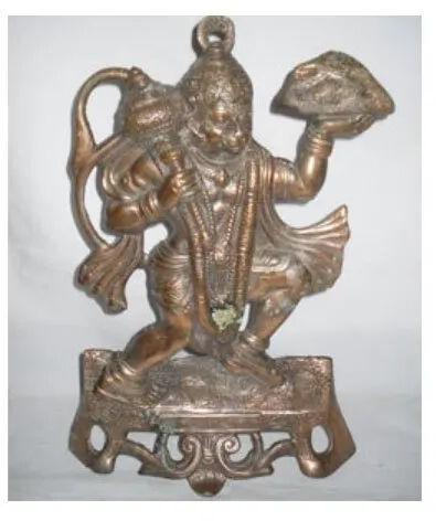 Brass Hanuman Statue, Packaging Type : Box