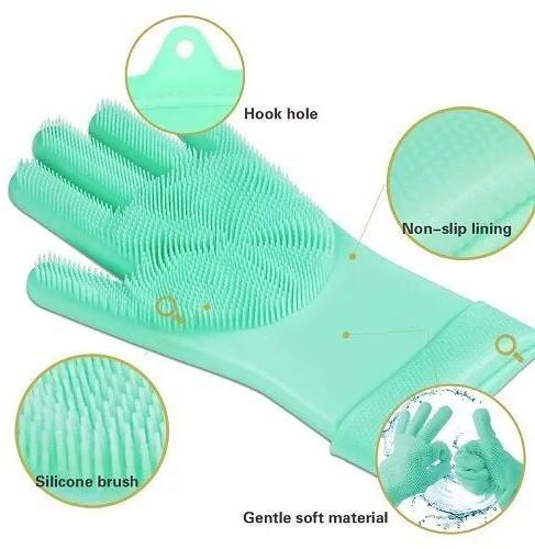 Silicone Gloves, Size : Free Size