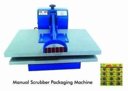 Manual Scrubber Packing Machine, Capacity : 500 pcs/hr