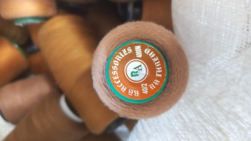 polyester spun sewing threads