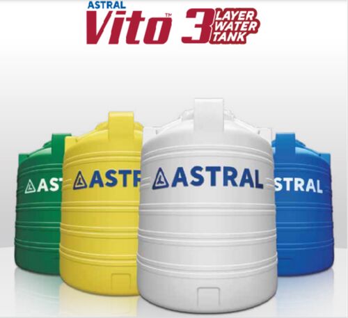 Round Astral Vito 3 Layer Water Tank, Feature : Anti Leakage, Good Strength, High Storage