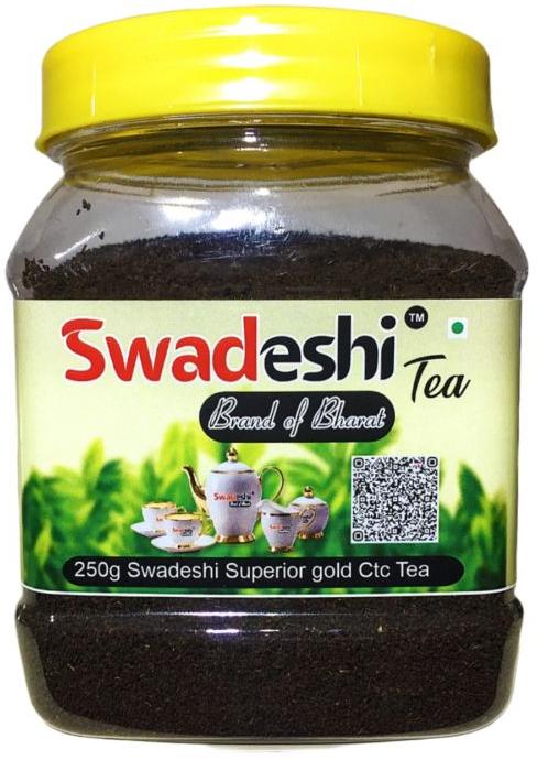 250g Swadeshi Superior Gold CTC Tea Jar | Swadeshi Tea | Brand Of Bharat | Best Superior Gold Tea