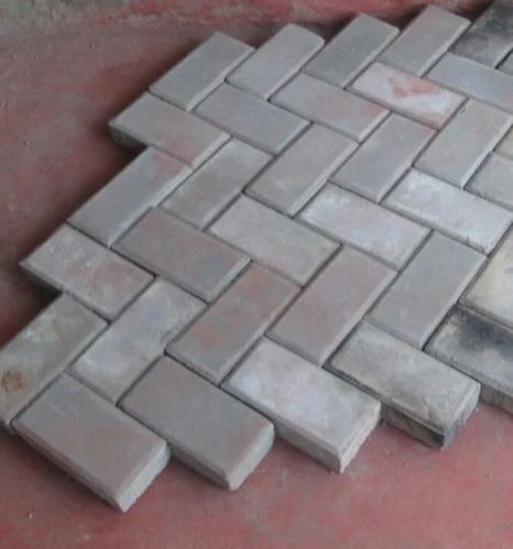 Rectangular Concrete Plain Brick Paver Block, for Flooring, Feature : Fine Finished, Stain Resistance