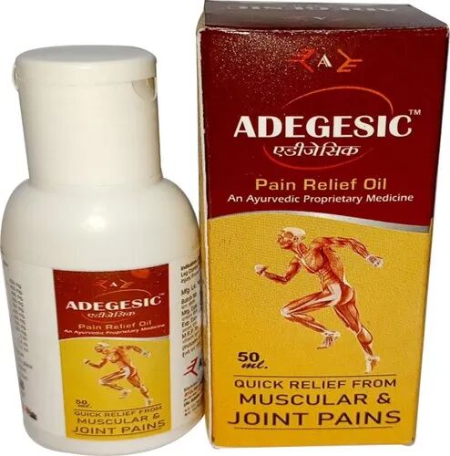 Pain Relief Oil, Packaging Size : 50mL