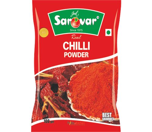 Just Sarovar Chilli Powder, Packaging Type : Packet