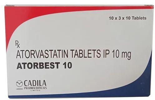 Atorbest 10mg Tablets, for Home, Hospital, Clinic, Grade Standard : Pharma