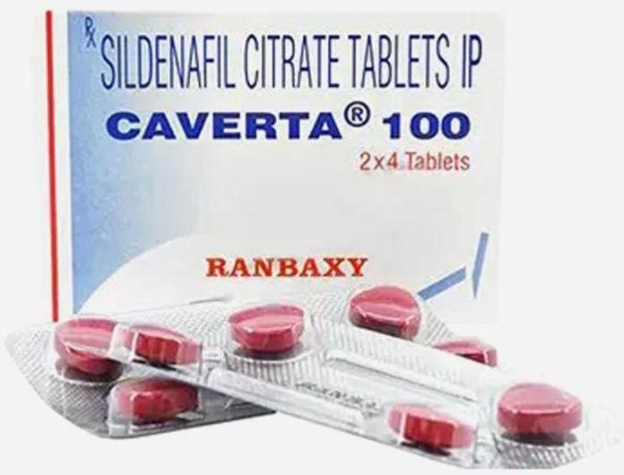 Caverta 100mg Tablets, for Clinic, Hospital, Packaging Type : Box