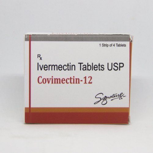 Covimectin 12mg Tablets, for Hospital, Clinic, Packaging Type : Strips