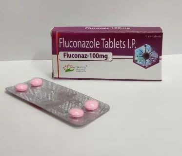 Fluconaz 100mg Tablets, for Fungal Infection Problems, Clinical, Hospital, Grade Standard : Pharma