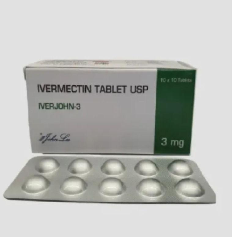 Iverjohn 3mg Tablets, for Home, Hospital, Clinic, Grade Standard : Pharma