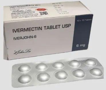 Iverjohn 6mg Tablets, for Home, Hospital, Clinic, Grade Standard : Pharma