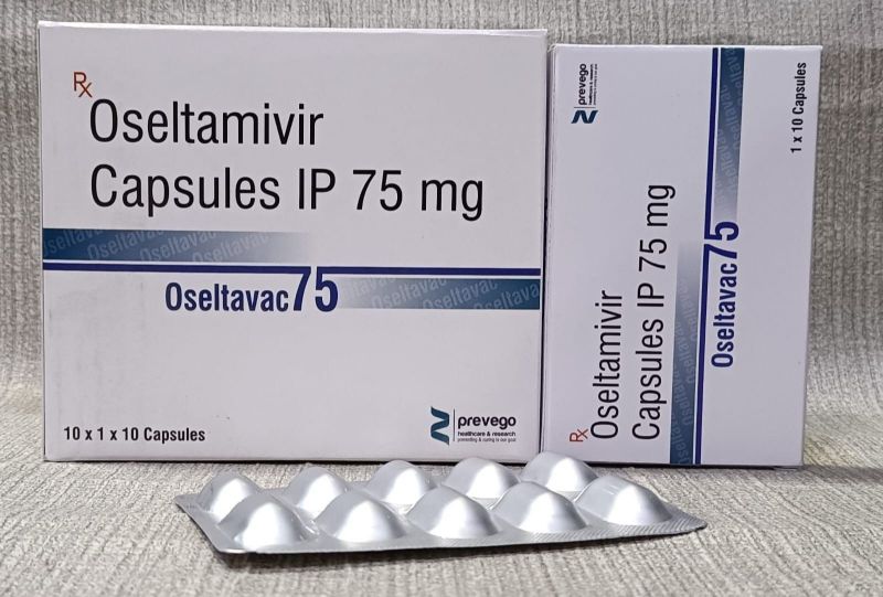 Oseltavac 75mg Capsules, Packaging Size : 10x1x10 Pack
