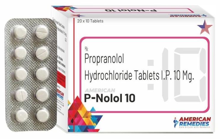 P-Nolol 10mg Tablets, for Home, Hospital, Clinic, Grade Standard : Pharma