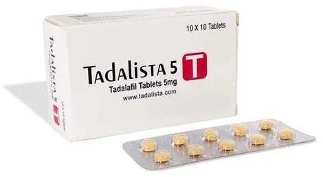 Tadalista 5mg Tablets, Grade Standard : Pharma