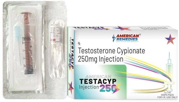 Testacyp 250mg Injection, Packaging Type : Vial Pack