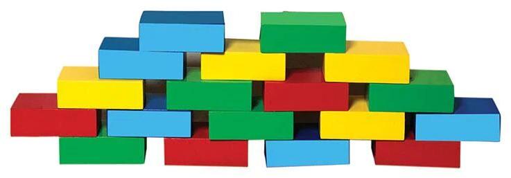 Plywood Building Bricks, Color : Multicolor