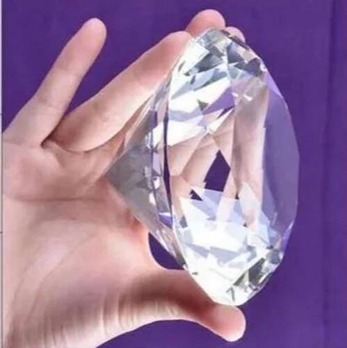 Crystal diamond, Size : 100 mm