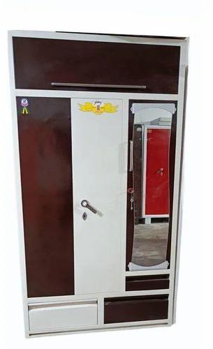 Long Life Hinged Door Stainless Steel Almirah, for Home, Office Hotels, Size : 4 X 3 X 4.5 Feet (LXWXH)