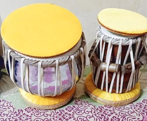 Silver Steel Tabla Set, For Musical Instruments