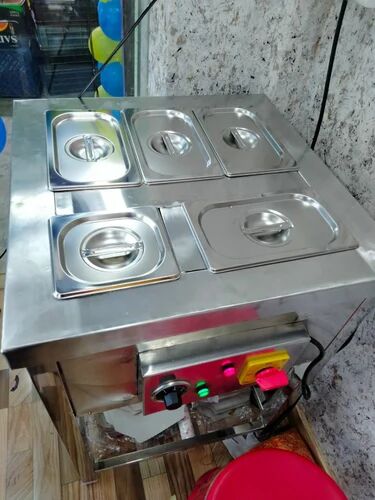 Stainless Steel Bain Marie, for Commercial Kitchen, Voltage : 220 Volt
