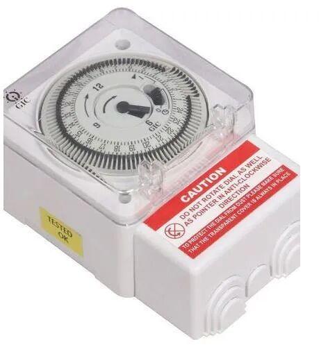 50/60 Hz PVC GIC Timer, Display Type : Analog