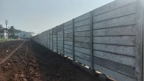 Concrete Prefab Compound Wall, Color : Grey