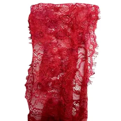 Nylon Lace, for Garments, Color : Red