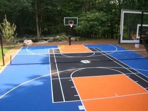 PVC Synthetic Basketball Court