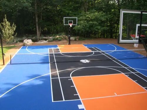 Synthetic Basketball Court