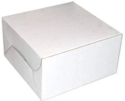 Plain White Cake Box
