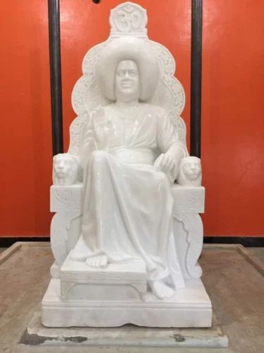 Marble Sathya Sai Baba Statue, Packaging Type : Wooden Box