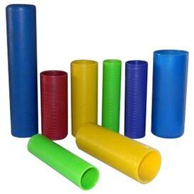 Square Plastic Open End Tubes, for Textile Industy