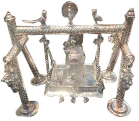 Silver Laddu Gopal Swing