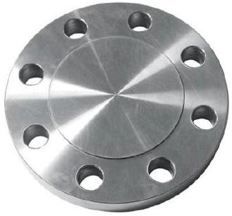 Grey Round Polished Mild Steel Blind Flanges, for Industrial, Size : Standard