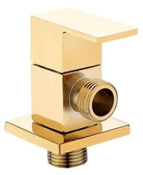 Golden Polished Brass Angle Cock, for Bathroom Fitting, Feature : Rust Proof