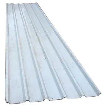 Color Coated Mild Steel Roofing Sheet, for Residential, Color : White