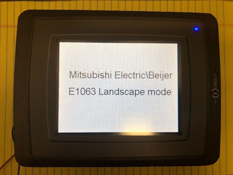 Mitsubishi BEIJER E1063 Touch Screen HMI